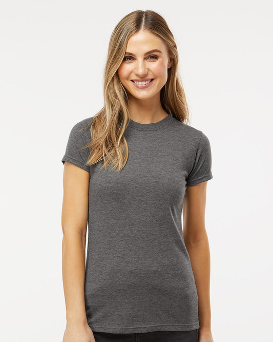 M&O Women's Deluxe Blend T-Shirt 3540