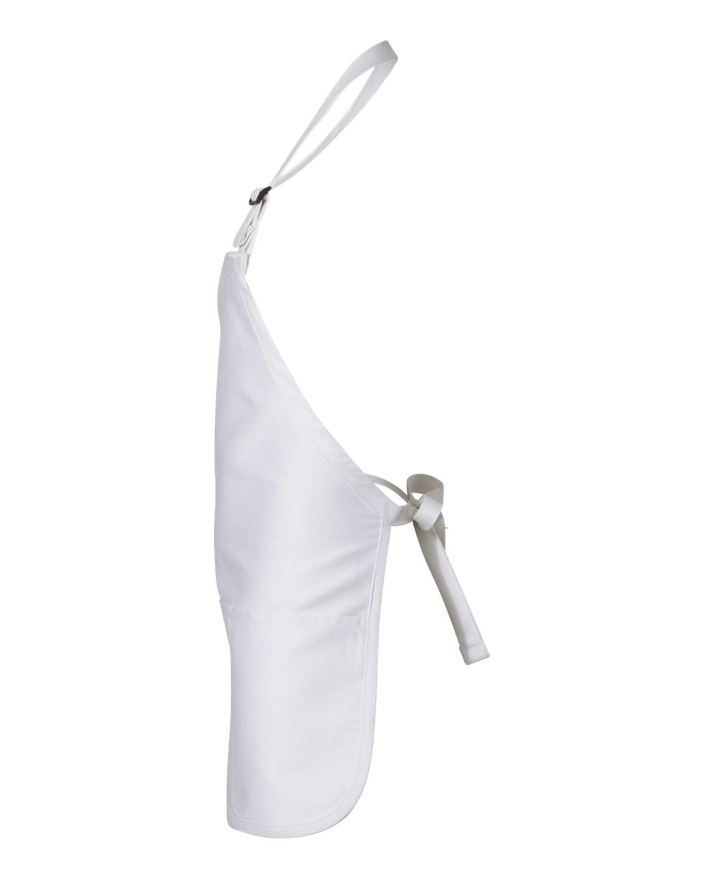 Q-Tees Full-Length Apron with Pouch Pocket Q4250 #color_White