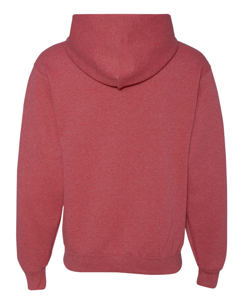 JERZEES NuBlend® Hooded Sweatshirt 996MR #color_Vintage Heather Red