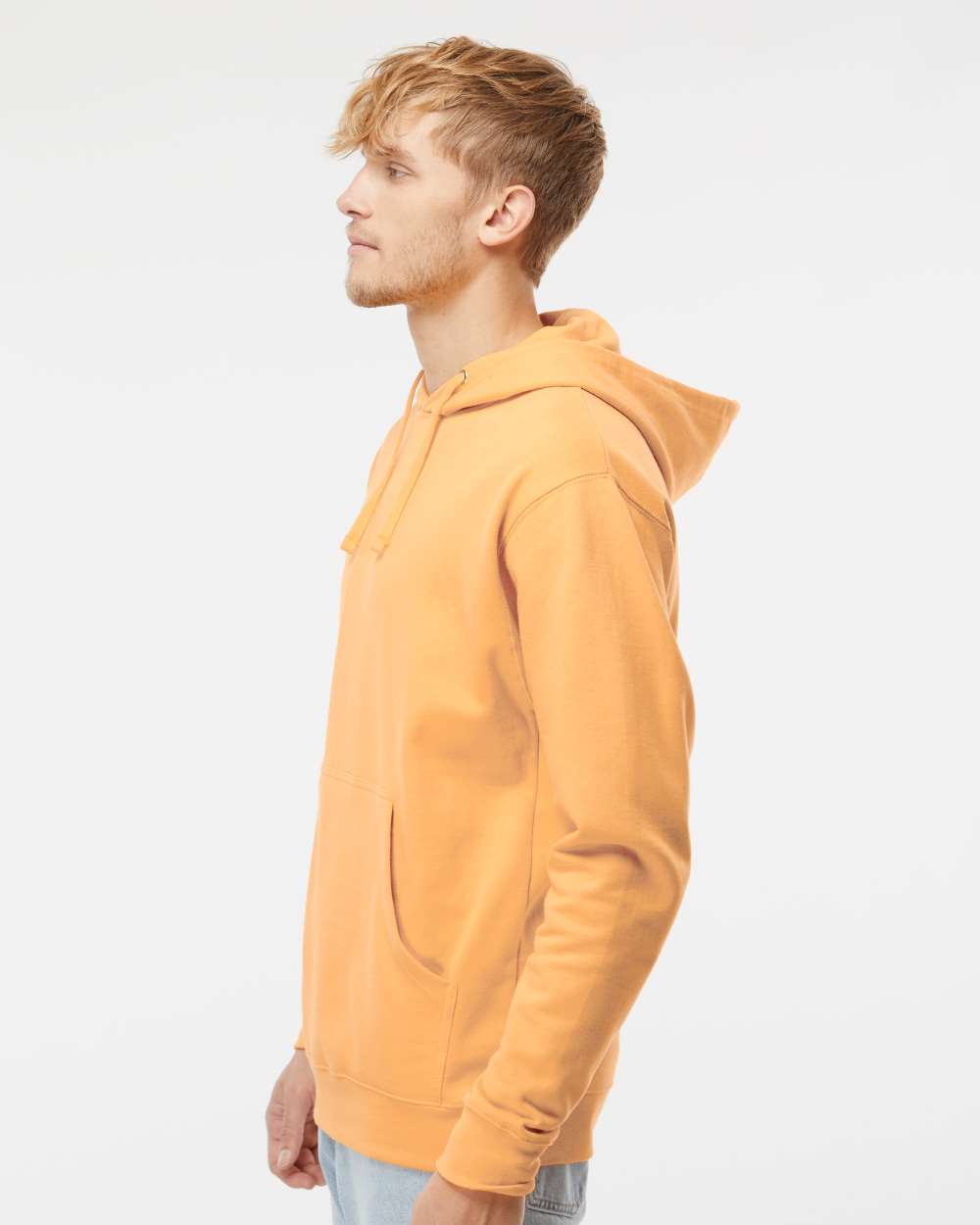 Independent Trading Co. Midweight Hooded Sweatshirt SS4500 #colormdl_Peach
