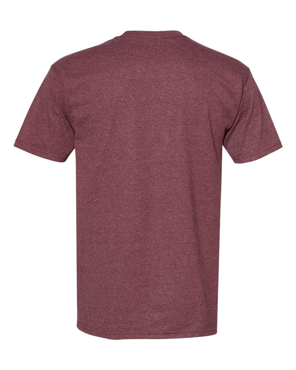 American Apparel Midweight Cotton Unisex Tee 1701 #color_Heather Burgundy