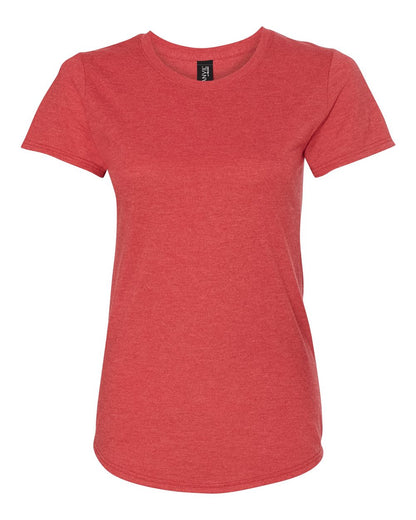 Gildan Softstyle® Women’s Triblend T-Shirt 6750L #color_Heather Red