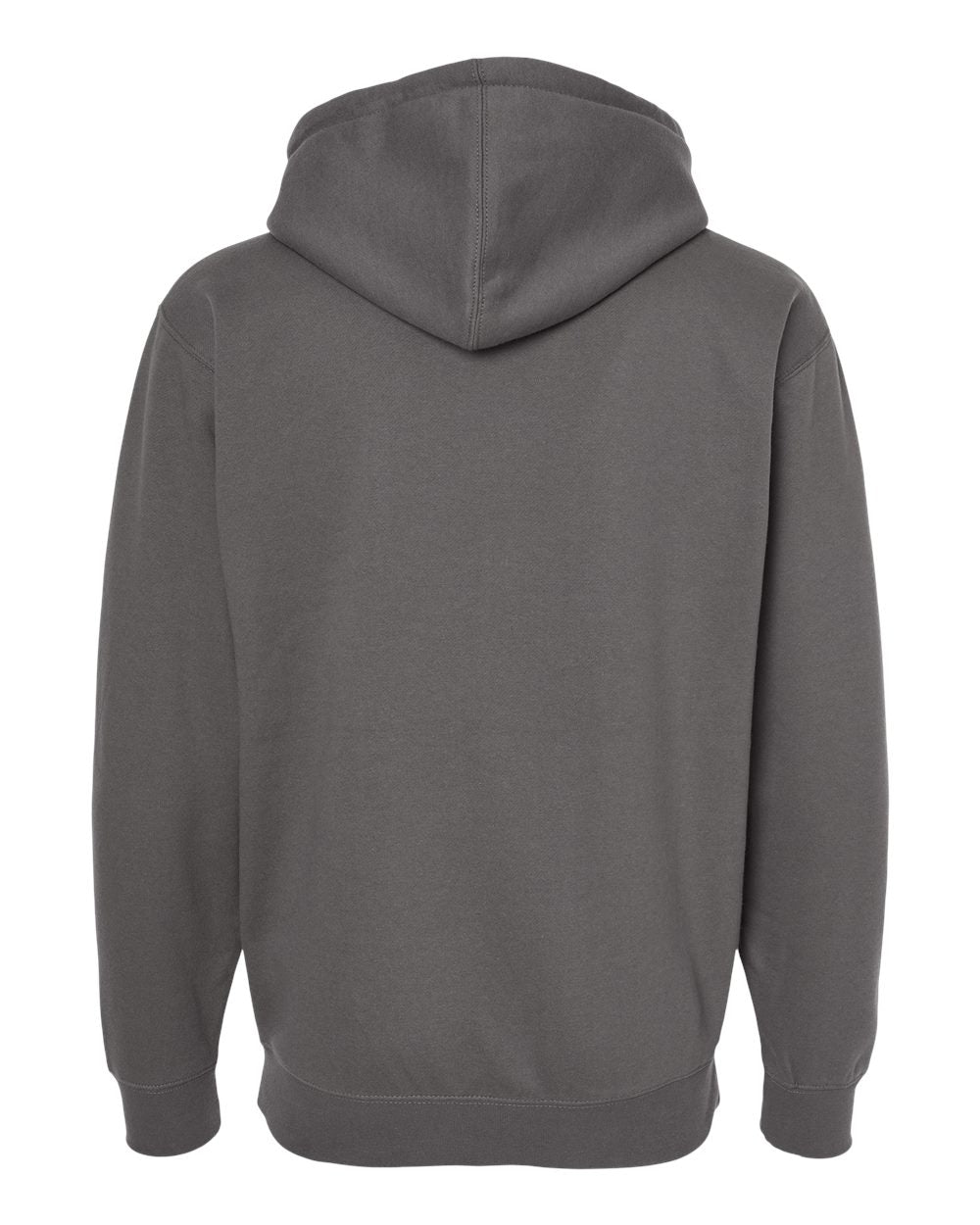 Independent Trading Co. Heavyweight Full-Zip Hooded Sweatshirt IND4000Z #color_Solid Charcoal