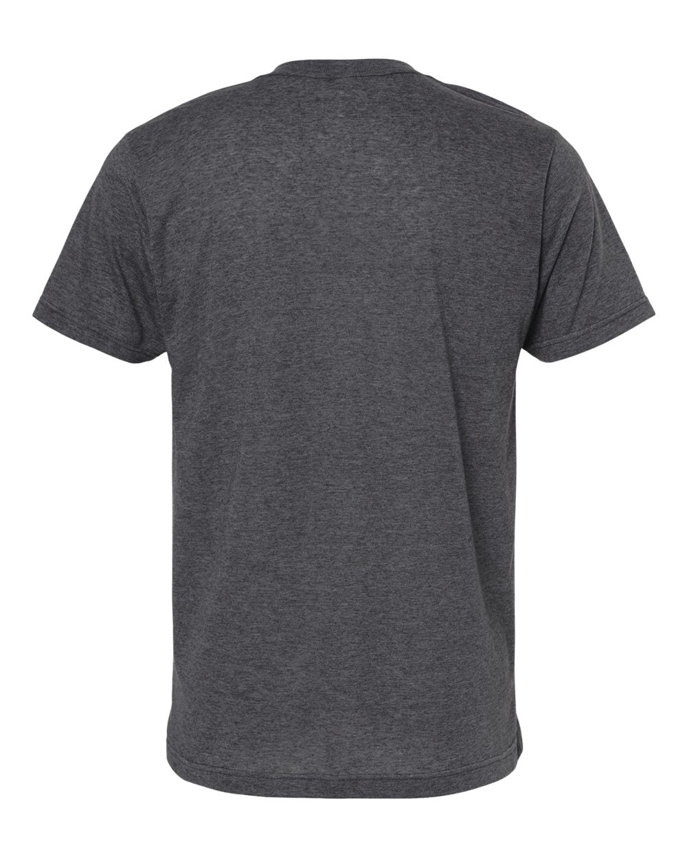 M&O Deluxe Blend V-Neck T-Shirt 3543 #color_Heather Charcoal