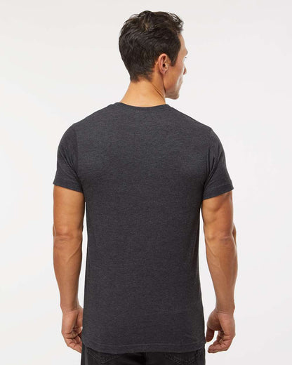 M&O Fine Jersey T-Shirt 4502 #colormdl_Heather Charcoal