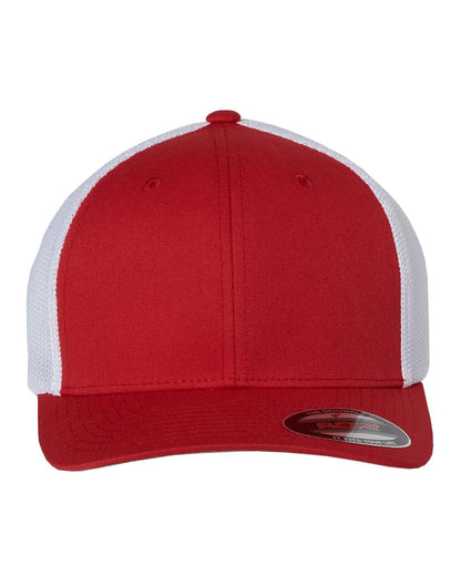Flexfit Trucker Cap 6511 #color_Red/ White