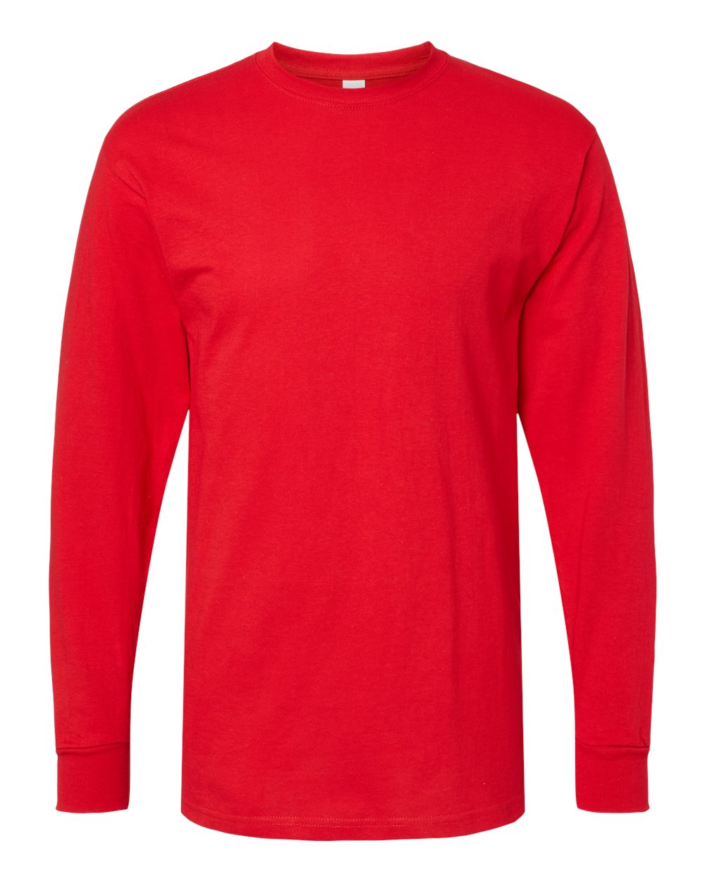 M&O Gold Soft Touch Long Sleeve T-Shirt 4820 #color_Deep Red