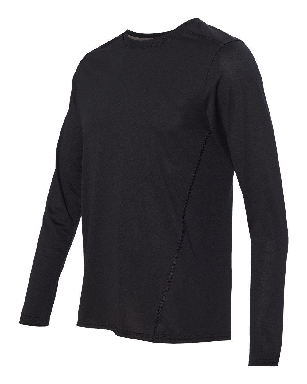 Gildan Performance® Tech  Long Sleeve T-Shirt 47400 #color_Black