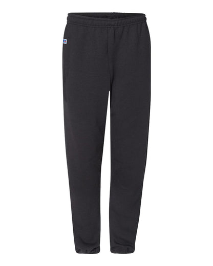 Russell Athletic Dri Power® Closed Bottom Sweatpants with Pockets 029HBM #color_Black