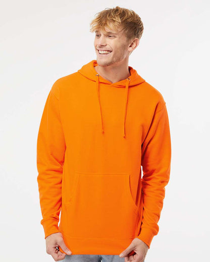 Independent Trading Co. Midweight Hooded Sweatshirt SS4500 #colormdl_Safety Orange
