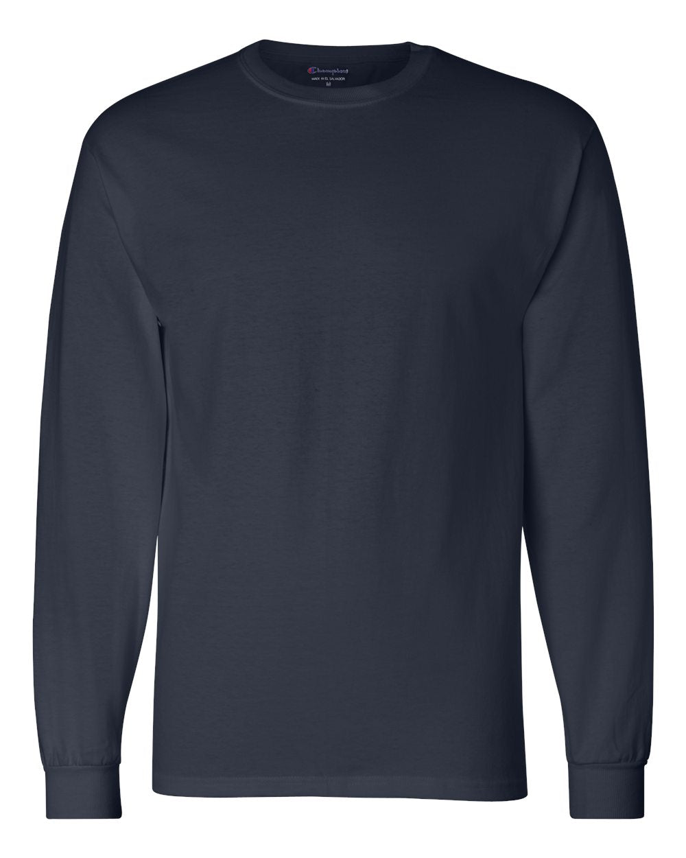 Champion Long Sleeve T-Shirt CC8C #color_Navy