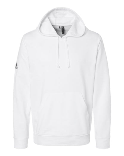 Adidas A432 Fleece Hooded Sweatshirt #color_White