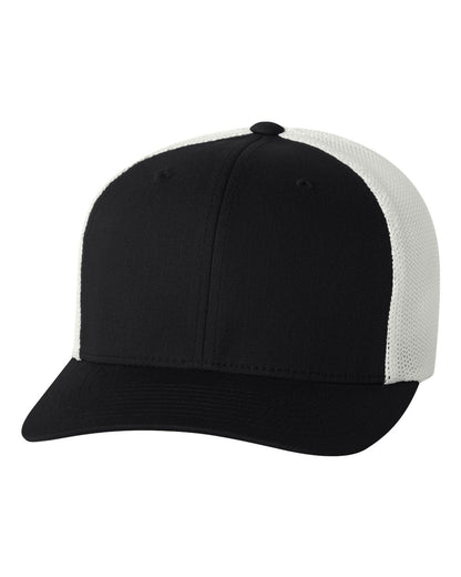 Flexfit Trucker Cap 6511 #color_Black/ White