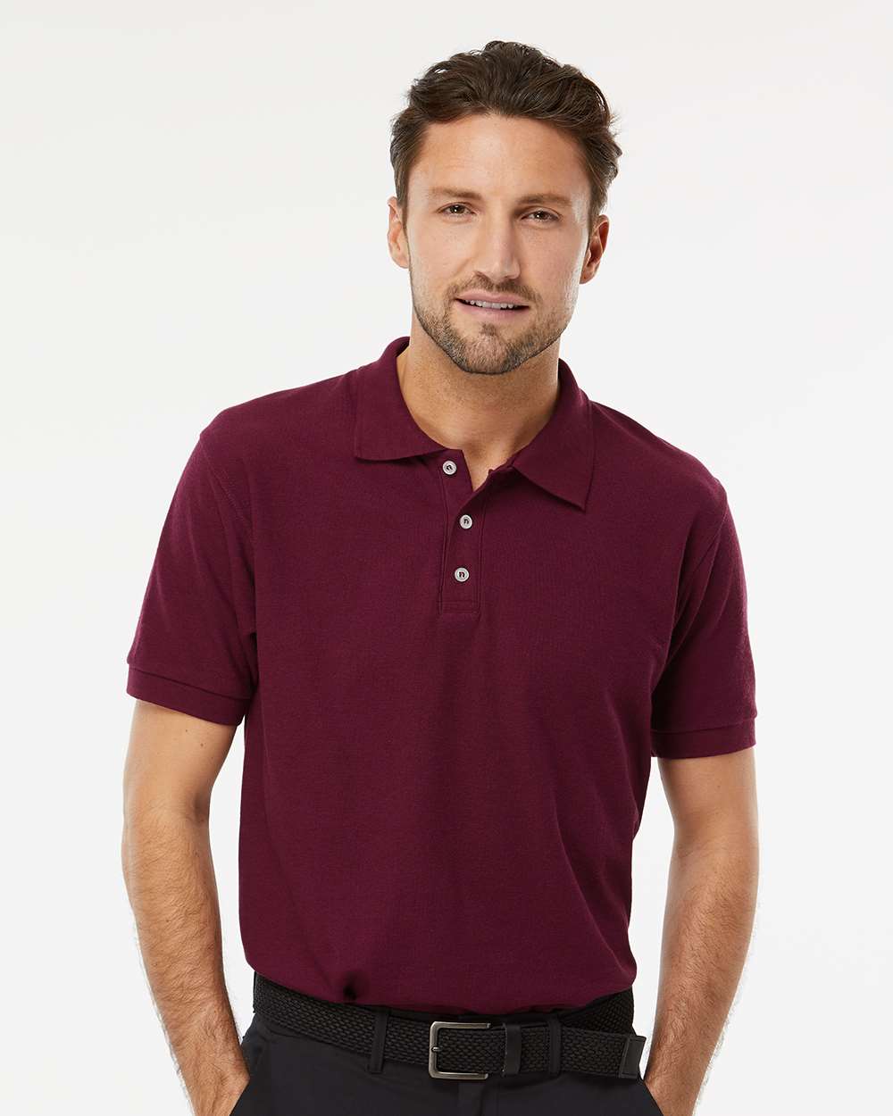 M&O Soft Touch Polo 7006 #colormdl_Maroon