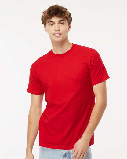 M&O Fine Jersey T-Shirt 4502 #colormdl_Fine Red