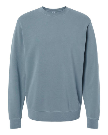Independent Trading Co. Unisex Midweight Pigment-Dyed Crewneck Sweatshirt PRM3500 #color_Pigment Slate Blue