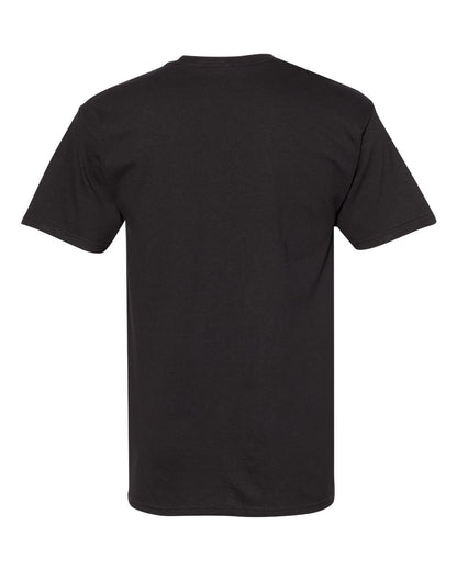 American Apparel Midweight Cotton Unisex Tee 1701 #color_Black