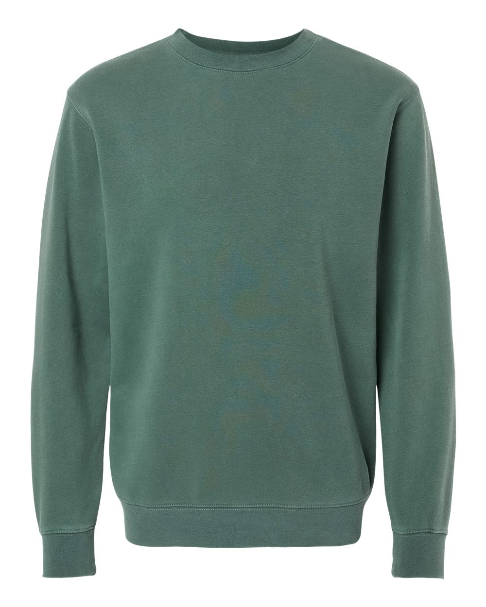 Independent Trading Co. Unisex Midweight Pigment-Dyed Crewneck Sweatshirt PRM3500 #color_Pigment Alpine Green
