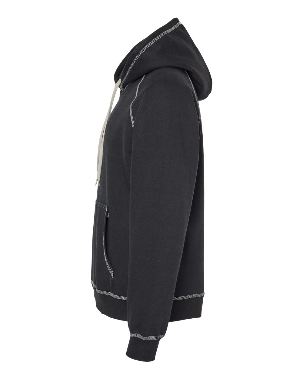 King Fashion Extra Heavy Hooded Pullover KP8011 #color_Black