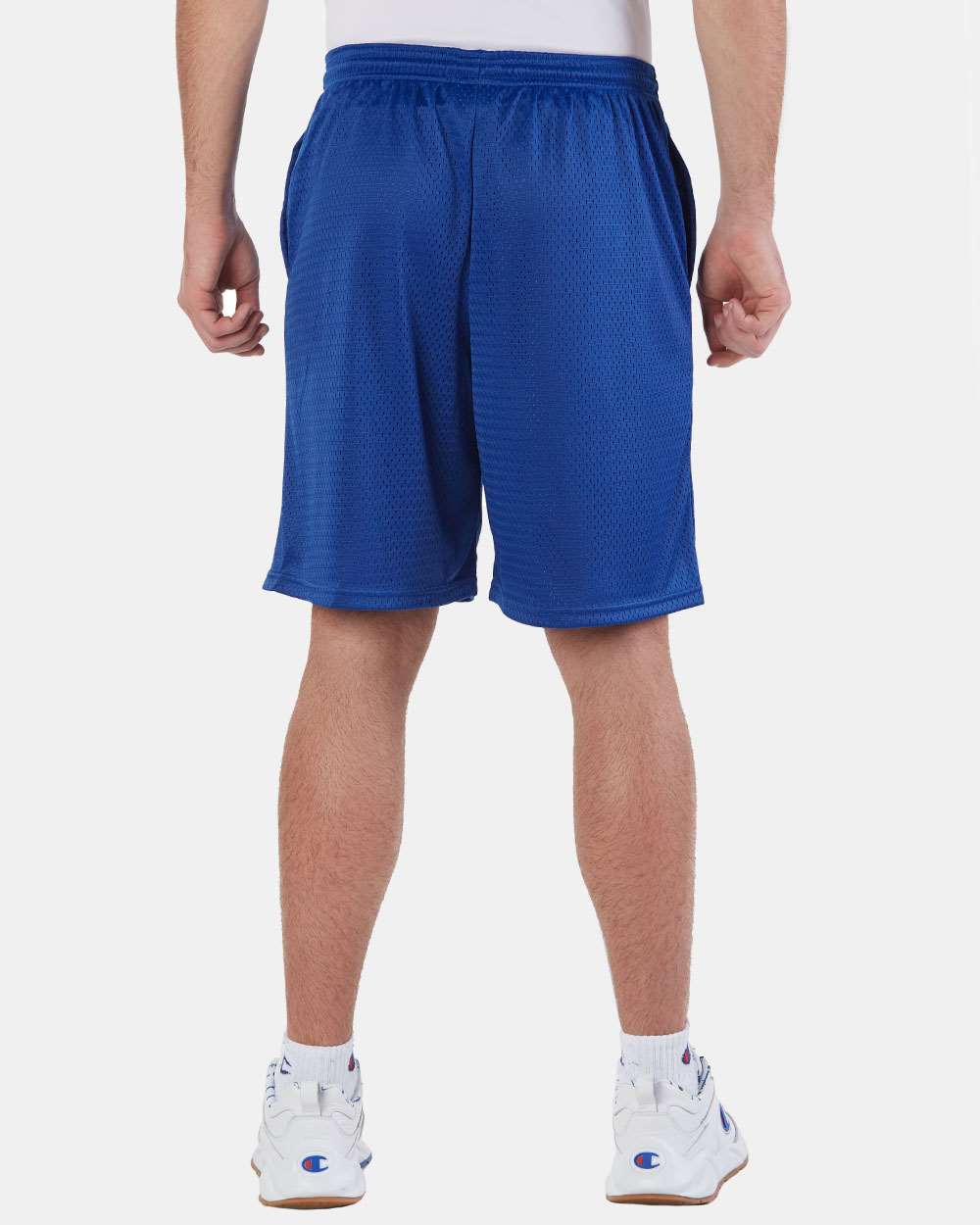 Champion Polyester Mesh 9" Shorts with Pockets S162 #colormdl_Athletic Royal