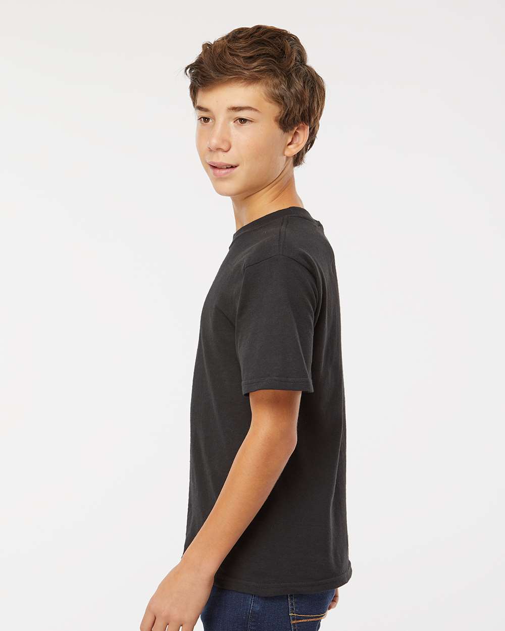 M&O Youth Gold Soft Touch T-Shirt 4850 #colormdl_Black