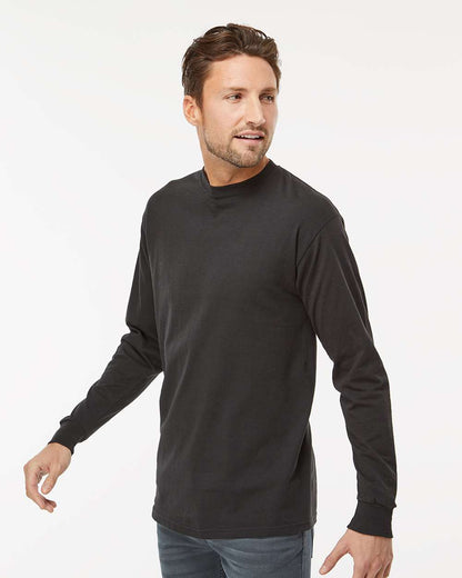 M&O Gold Soft Touch Long Sleeve T-Shirt 4820 #colormdl_Black