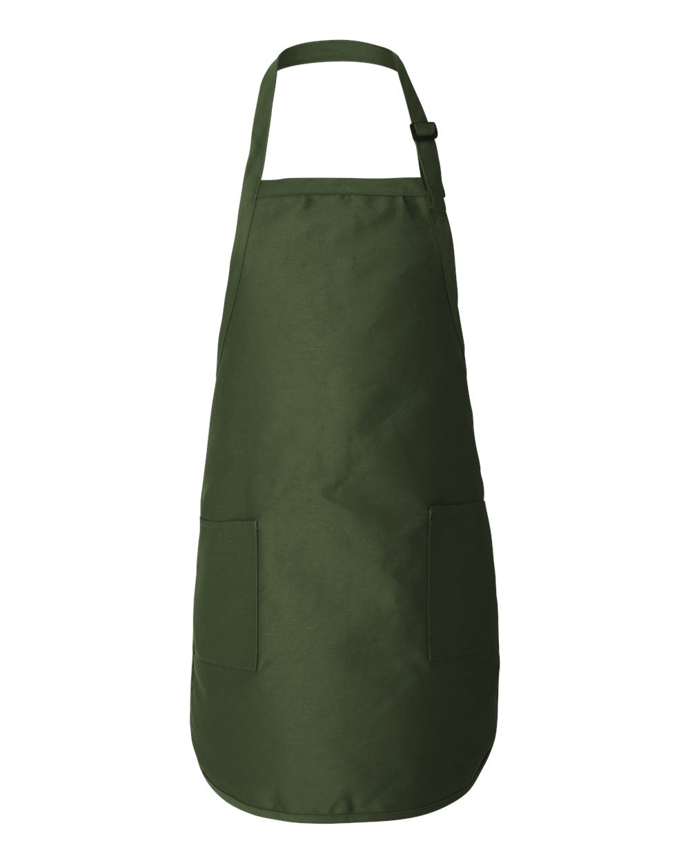 Q-Tees Full-Length Apron with Pockets Q4350 #color_Forest