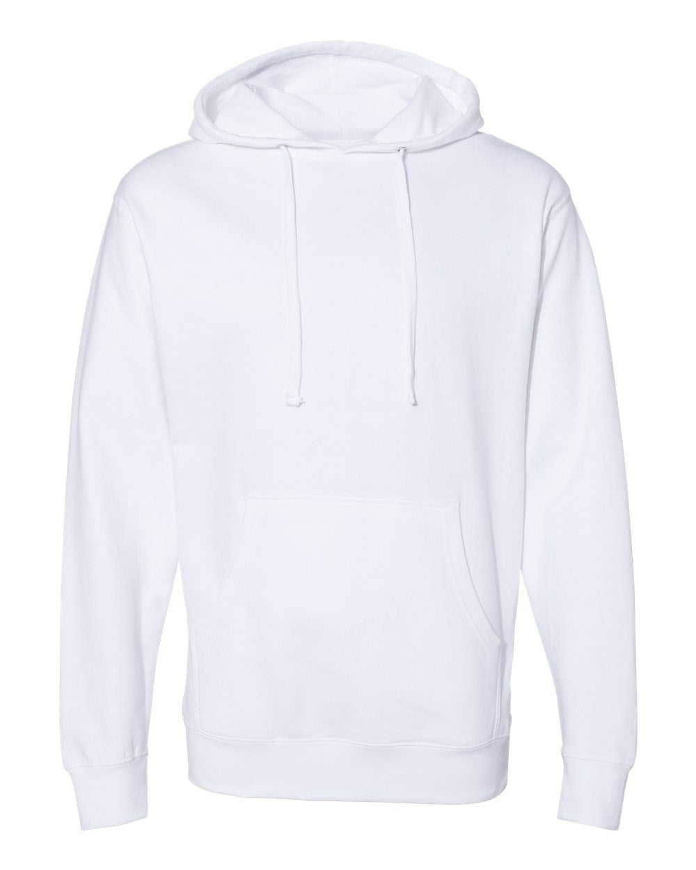 Independent Trading Co. Midweight Hooded Sweatshirt SS4500 #color_White