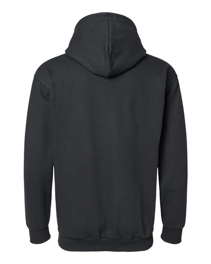 King Fashion Two-Tone Hooded Sweatshirt KF9041 #color_Black/ Kelly