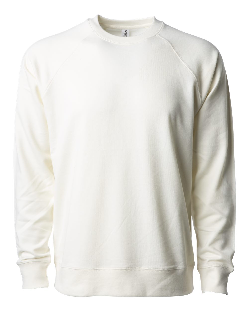Independent Trading Co. Icon Unisex Lightweight Loopback Terry Crewneck Sweatshirt SS1000C #color_Bone
