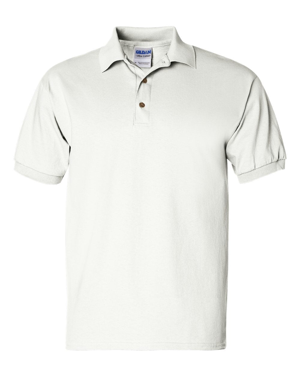 Gildan Ultra Cotton® Jersey Polo 2800 #color_White