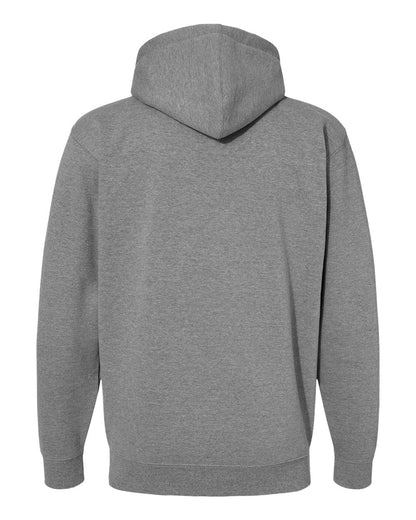 Independent Trading Co. Heavyweight Full-Zip Hooded Sweatshirt IND4000Z #color_Gunmetal Heather