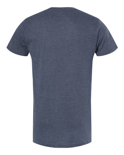 M&O Fine Jersey T-Shirt 4502 #color_Heather Navy