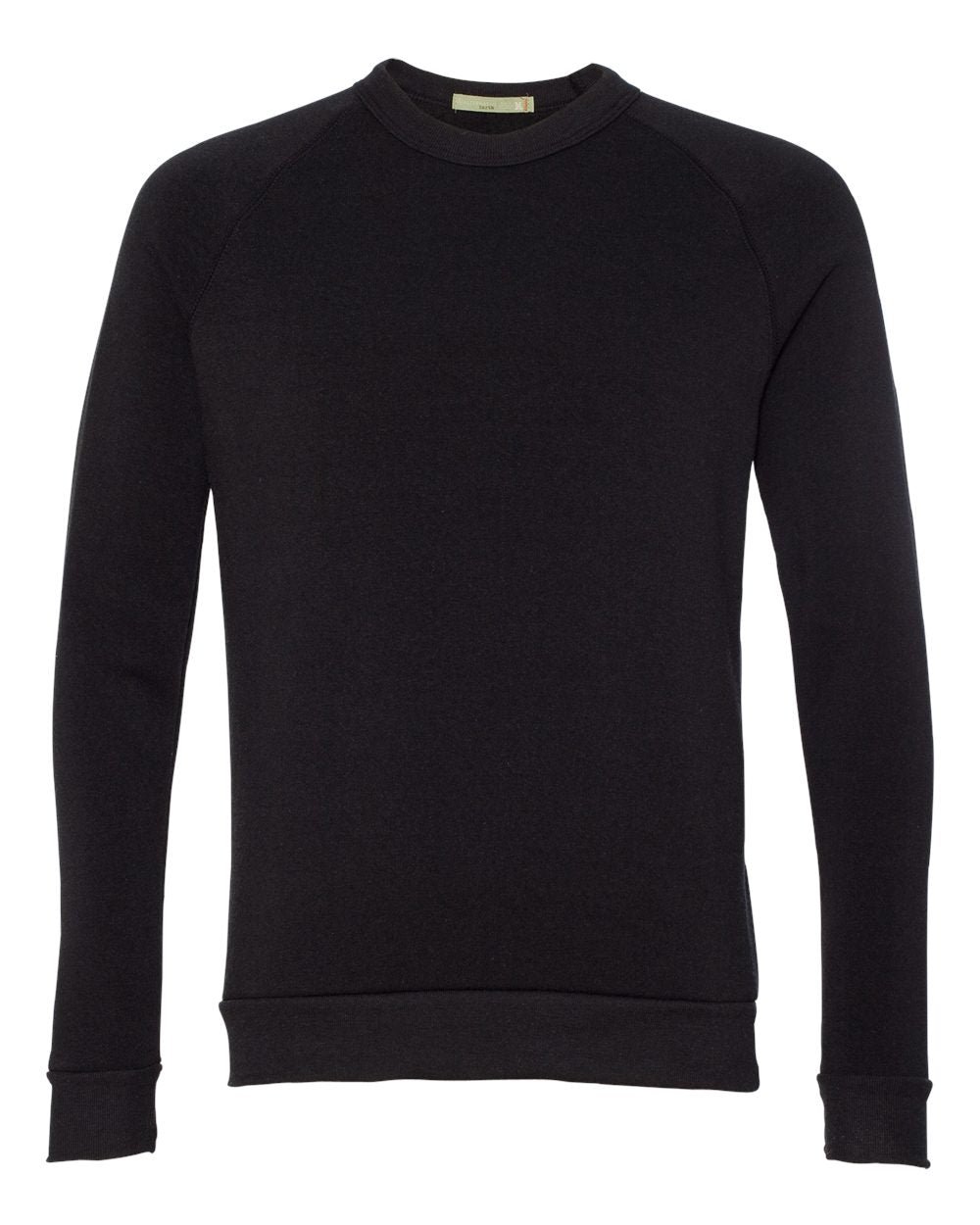Alternative Champ Eco-Fleece Crewneck Sweatshirt 9575 #color_Eco True Black