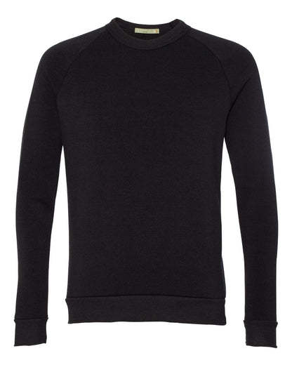 Alternative Champ Eco-Fleece Crewneck Sweatshirt 9575 #color_Eco True Black