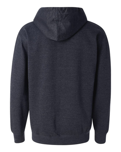 Independent Trading Co. Midweight Hooded Sweatshirt SS4500 #color_Classic Navy Heather