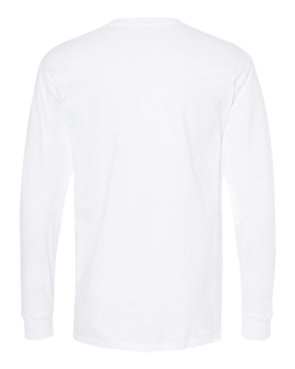 M&O Gold Soft Touch Long Sleeve T-Shirt 4820 #color_White