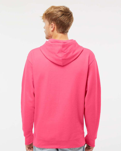 Independent Trading Co. Midweight Hooded Sweatshirt SS4500 #colormdl_Neon Pink