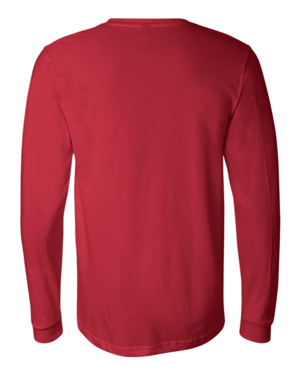 BELLA + CANVAS Unisex Jersey Long Sleeve Tee 3501 #color_Red