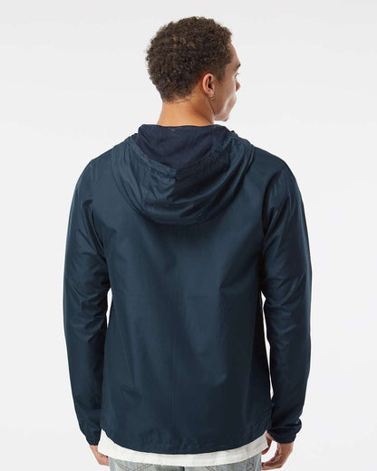 Independent Trading Co. Unisex Lightweight Windbreaker Full-Zip Jacket EXP54LWZ #colormdl_Classic Navy