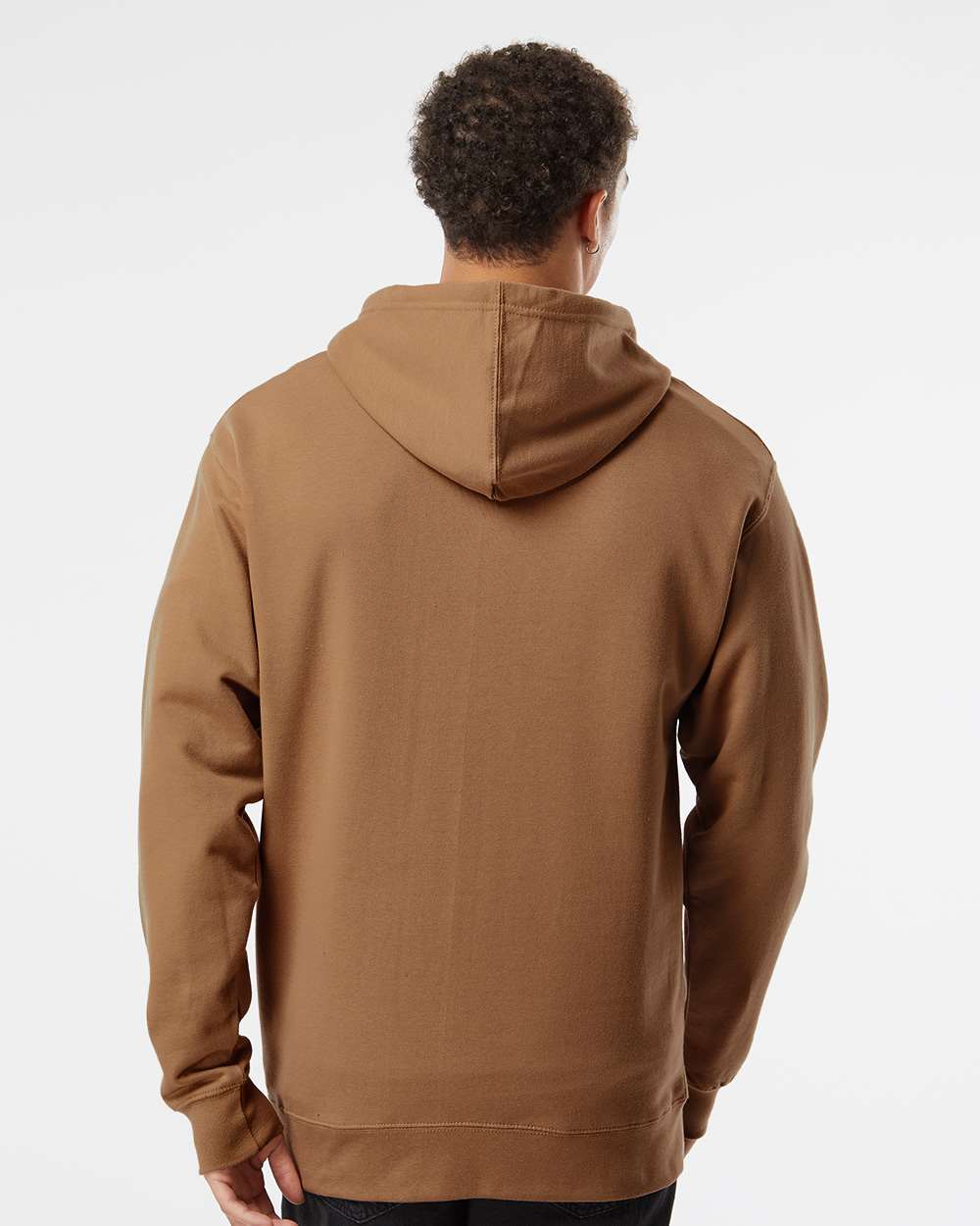 Independent Trading Co. Midweight Hooded Sweatshirt SS4500 #colormdl_Saddle