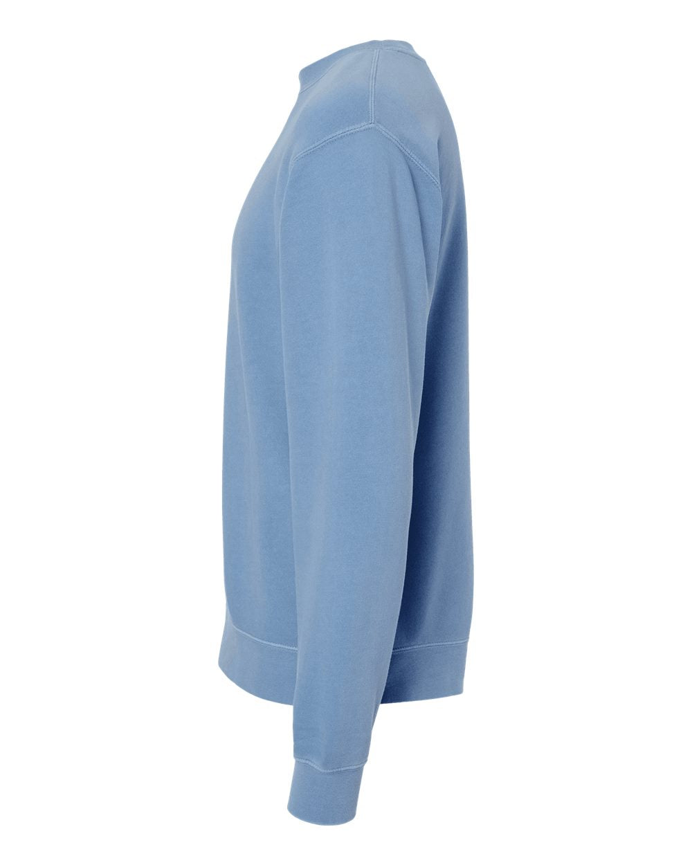 Independent Trading Co. Unisex Midweight Pigment-Dyed Crewneck Sweatshirt PRM3500 #color_Pigment Light Blue