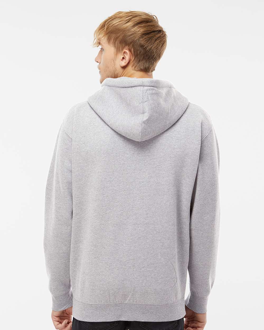 Independent Trading Co. Heavyweight Full-Zip Hooded Sweatshirt IND4000Z #colormdl_Grey Heather