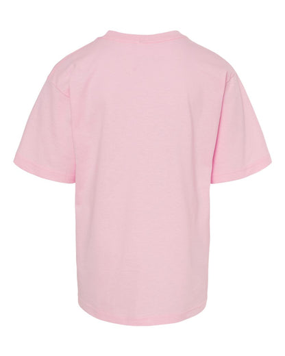 M&O Youth Gold Soft Touch T-Shirt 4850 #color_Light Pink