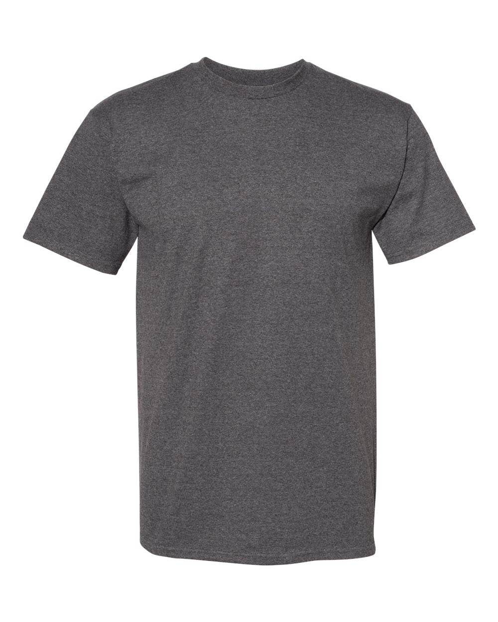 American Apparel Midweight Cotton Unisex Tee 1701 #color_Heather Charcoal