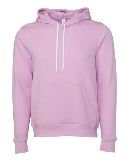 BELLA + CANVAS Unisex Sponge Fleece Hoodie 3719 Lilac Color Unisex Sponge Fleece Hoodie