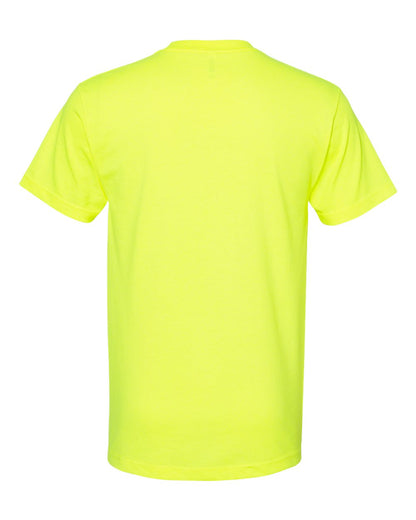 American Apparel Unisex Heavyweight Cotton Tee 1301 #color_Safety Green