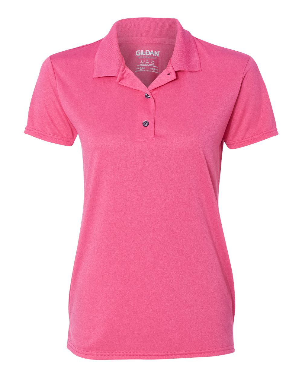 Gildan Performance® Women's Jersey Polo 44800L #color_Marbled Heliconia