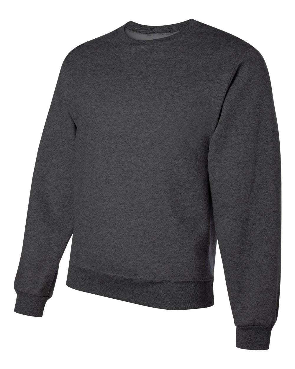 JERZEES NuBlend® Crewneck Sweatshirt 562MR #color_Black Heather