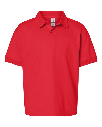 Gildan DryBlend® Youth Jersey Polo 8800B #color_Red